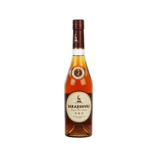 Sarajishvili 3* 40% 0.5L Brendis