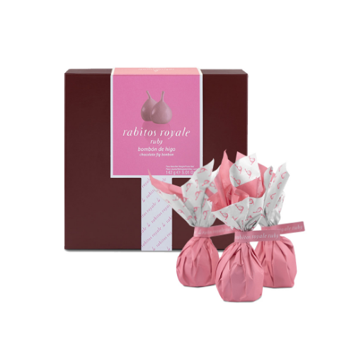 Rabitos Royale Figos Okolade 8 Vnt Ruby - 142G Saldainiai