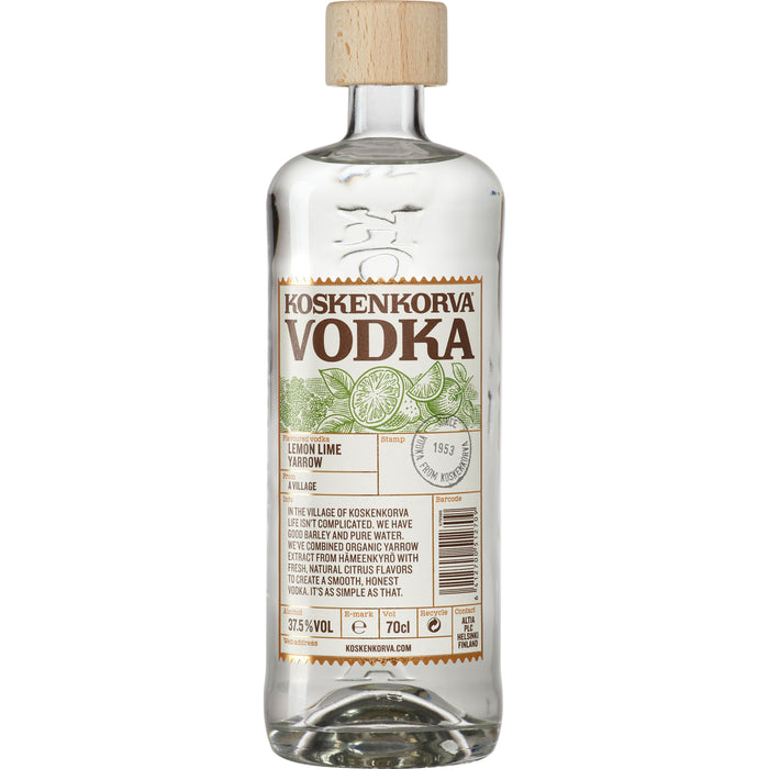 KOSKENK Vodka Lemon Lime Yarrow 0,7 l, 37,5%