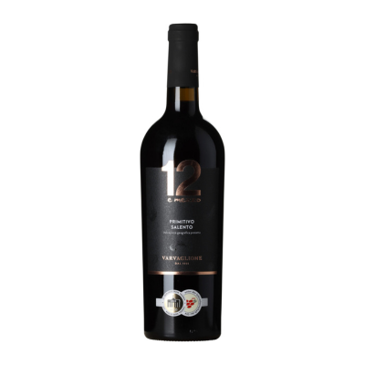 12 E MEZZO PRIMITIVO DEL SALENTO I.G.P. 0.75L 12.5%