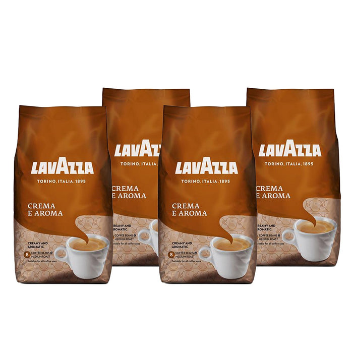 Kavos pupelės LAVAZZA Crema E Aroma, 4 x1 kg