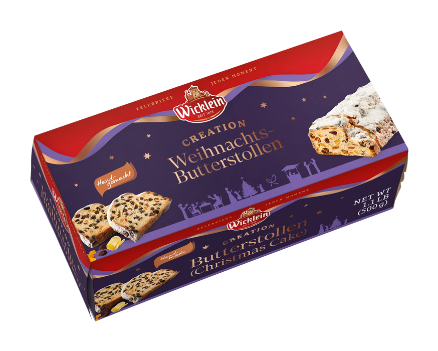 Vokiškas Stollen pyragas, 500 g
