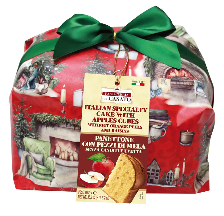 Panettone pyragas su obuolių gabaliukais, 1 kg