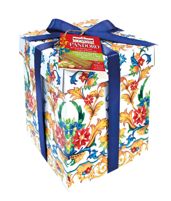 Kakavinis pandoro pyragas su pistacijų kremo įdaru, 1 kg