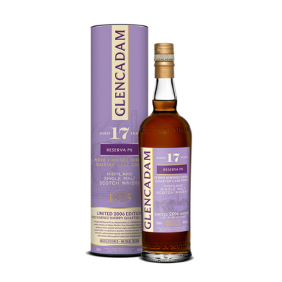 Glencadam 17 metų PX Reserva viskis 0.7 l butelis su dėžute