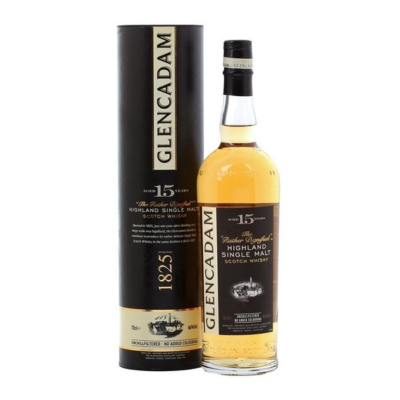 Glencadam 15 metų viskis 0.7 l butelis su dėžute