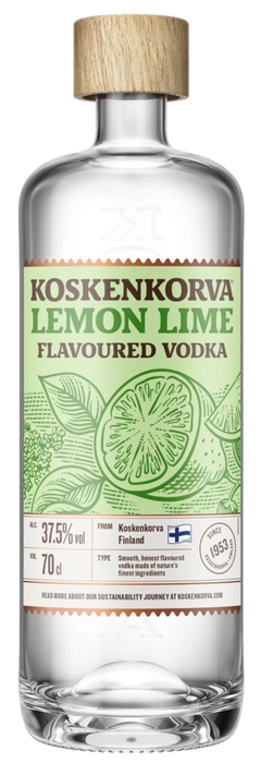 Degtinė KOSKENKORVA Lemon Lime Vodka, 0,7 l, 37,5%