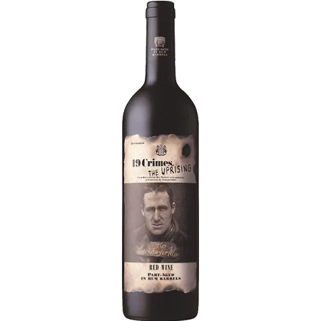 Raudonas pusiau sausas vynas 19 CRIMES The Uprising Red, 0,75 l