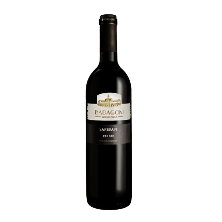 BADAGONI Saperavi Red Dry 0,75 l, Raudonas sausas vynas