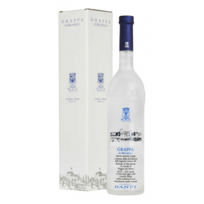 BANFI GRAPPA DI BRUNELLO TOWER BOTTLE + GB 0,7L 45%