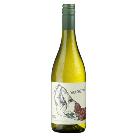 Baltasis sausas vynas MUCCHIETTO Puglia Fiano, 0,75 l