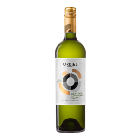 Baltasis vynas ORBIEL&FRERES Mars.Sauvignon Blanc Pays DOC, 0,75l  12,5%