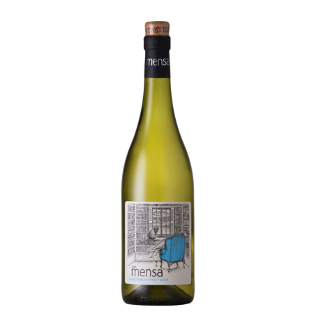 Baltas pusiau sausas vynas MENSA Chardonnay Pinot Noir, 0,75 l
