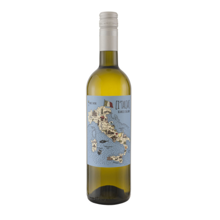 Baltas sausas vynas I'TALJA Bianco Italiano 0,75 l 12%