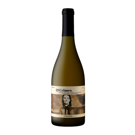 Baltas vynas pusiau sausas 19 CRIMES Chardonnay, 0,75 l