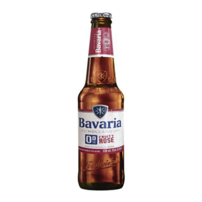 Bavaria Fruity Rose 0.33L (0%) nealkoholinis alus (24 vnt.) [D.]