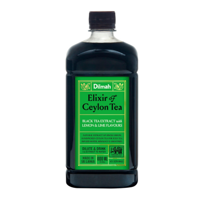 Citrinos ir laimo skonio juodosios arbatos koncentratas DILMAH ELIXIR, 1000 ml