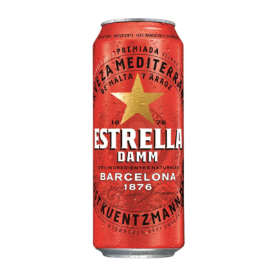 ESTRELLA DAMM BARCELONA (šviesus alus) 0.5L (4.6%) [D.] (24)