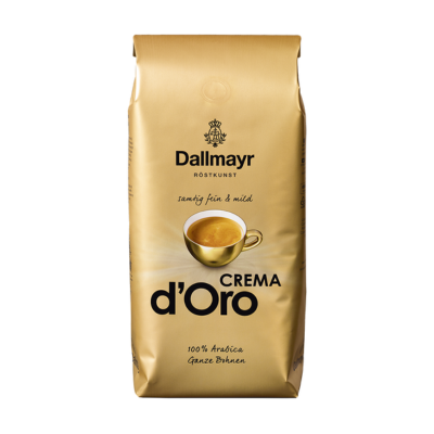 Kavos pupelės DALLMAYR Crema d`Oro, 1 kg