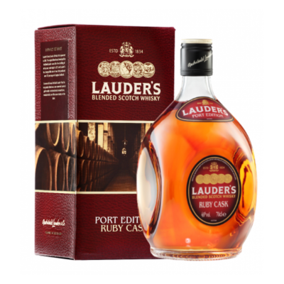 LAUDER'S RUBY CASK 40%, 0.7L + GB