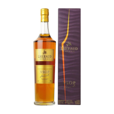LHERAUD COGNAC V.S.O.P. + GB 0,7L 40%