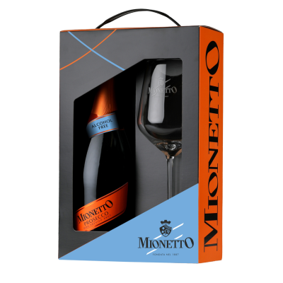 MIONETTO 0.0% 0,75L (dėž. su taure)