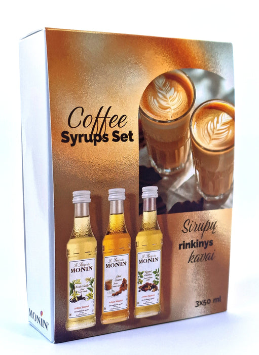 MONIN KAVAI Sirupų rinkinys 3 vntx50 ml