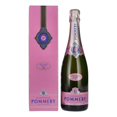 POMMERY CHAMPAGNE BRUT ROYAL ROSE Gift Box 0,75L 12,5%