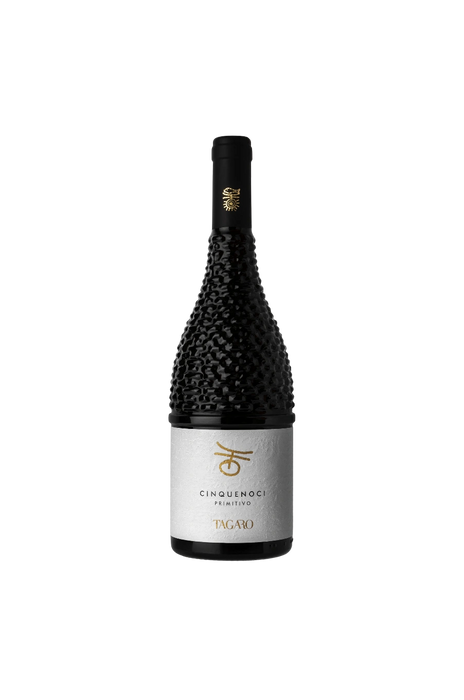 Raudonas sausas vynas TAGARO Cinquenoci Primitivo, 0,75 l, 14,5%