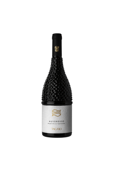 Raudonas sausas vynas TAGARO Musorosso Primitivo D'Mandur, 0,75 l, 15%