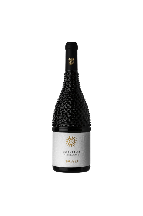 Raudonas sausas vynas TAGARO Seicaselle Negroamaro, 0,75 l, 14%