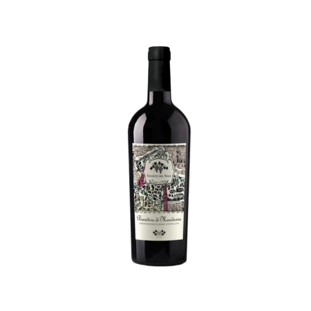 Raudonas sausas vynas VIGNETI D'SOLE Primitivo, 0,75 l
