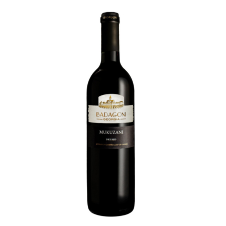 Raudonas vynas BADAGONI Mukuzani Red Dry 0,75 l