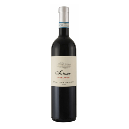 Raudonas vynas SURANI Costarossa Primit 'd'Manduria DOC 0,75l 14%