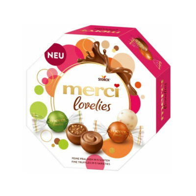 Saldainių rinkinys MERCI Lovelies Classic, 185g