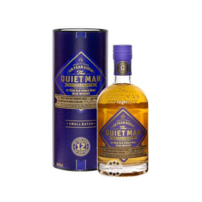 THE QUIET MAN 12 Y.O. SINGLE MALT IRISH WHISKY su dėžute 0,7L 46%
