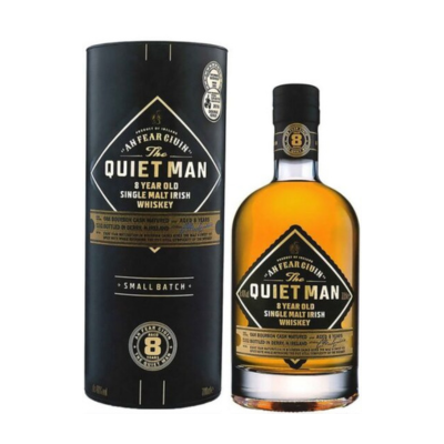 THE QUIET MAN 8 Y.O. SINGLE MALT IRISH WHISKY su dėžute 0,7L 40%