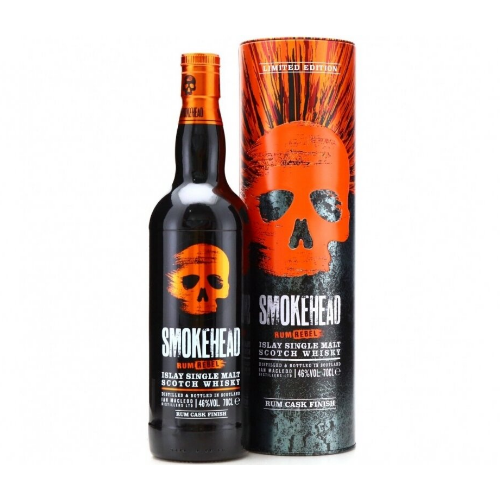 Smokehead Rum Cask Rebel (46%) 0.7L + GB