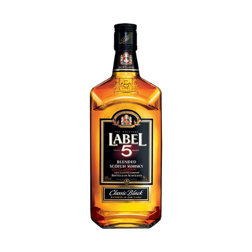 LABEL 5 Classic Black Blended Scotch Whisky (40%) 0,70L