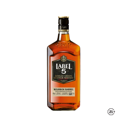 LABEL 5 Bourbon Barrel Single Grain Scotch Whisky (40%) 0,70L