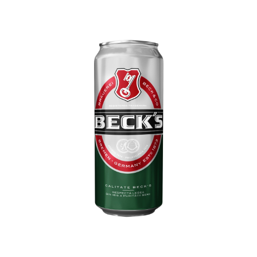 Becks Skardinje 0.5L (5.0%) [D.] Alus