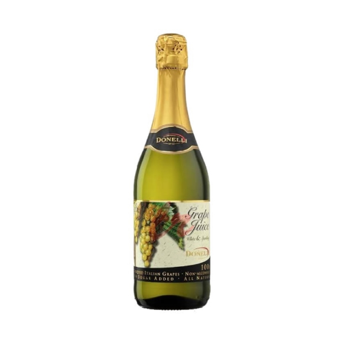 Donelli White Grape Juice Sparkling 0.75L (0%) Putojantis Nealkoholinis Vynas