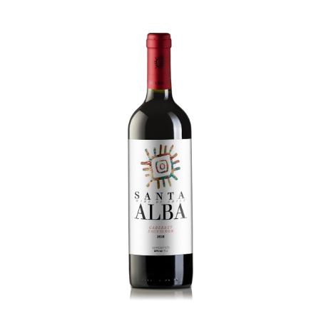 Vynas Santa Alba Cabernet Sauvignon 13% Raud. Saus. 0 75L Vynas