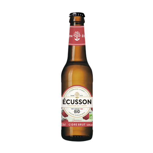 Ecusson Bio Brut 0.33L (5.5%) [D.] Sidras
