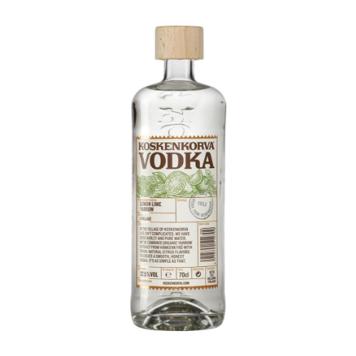 Koskenkorva Vodka Lemon Lime Yarrow 0 7L (37 5%) Degtin
